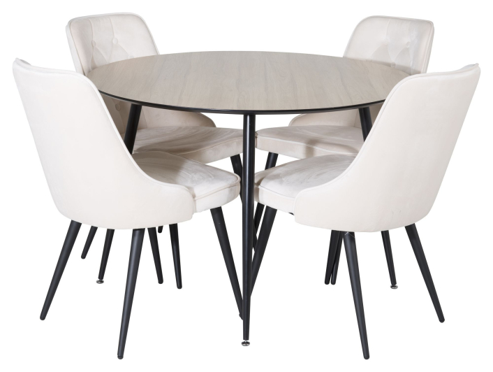 silar-matbord-i-svart-melamin-med-4-velvet-delux-stolar