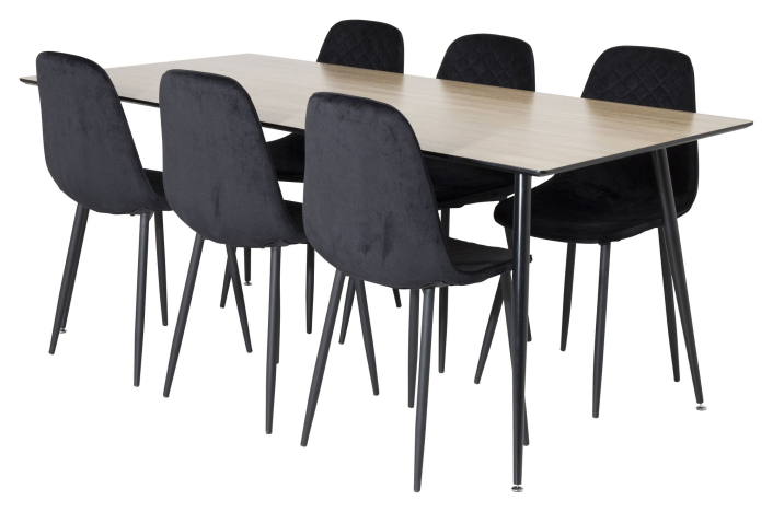 silar-matbord-i-tralook-med-6-polar-diamond-stolar-i-svart-velour