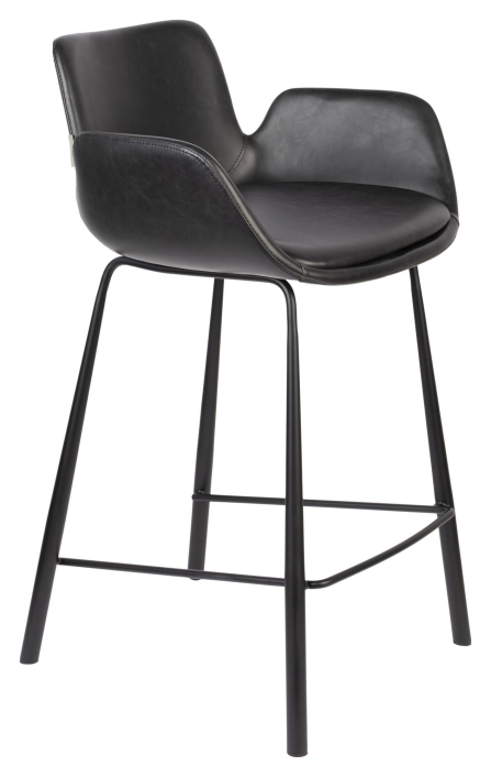 zuiver-brit-barstol-svart-konstlader